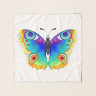 Rainbow Butterfly Peacock Eye Scarf