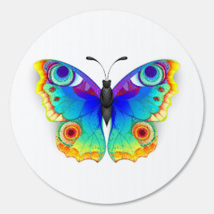 Rainbow Butterfly Peacock Eye Sign