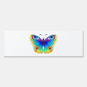 Rainbow Butterfly Peacock Eye Sign