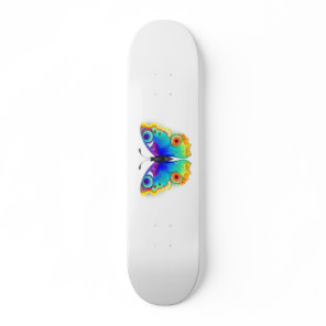 Rainbow Butterfly Peacock Eye Skateboard