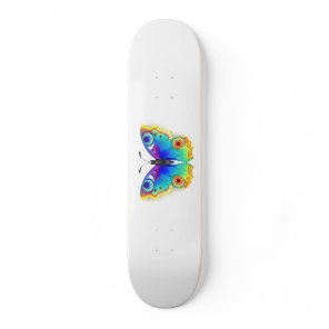 Rainbow Butterfly Peacock Eye Skateboard