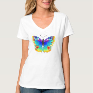 Rainbow Butterfly Peacock Eye T-Shirt