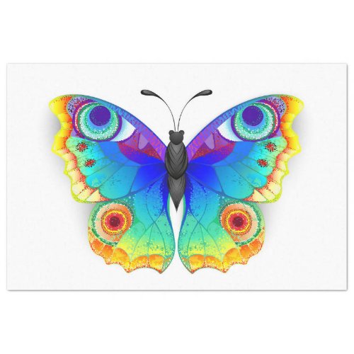 Rainbow Butterfly Peacock Eye Tissue Paper