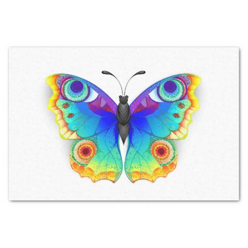 Rainbow Butterfly Peacock Eye Tissue Paper