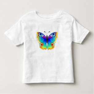 Rainbow Butterfly Peacock Eye Toddler T-shirt