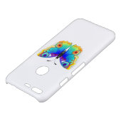 Rainbow Butterfly Peacock Eye Uncommon Google Pixel Case (Top)