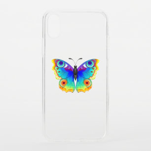 Rainbow Butterfly Peacock Eye iPhone XS Case