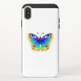 Rainbow Butterfly Peacock Eye iPhone XS Max Slider Case