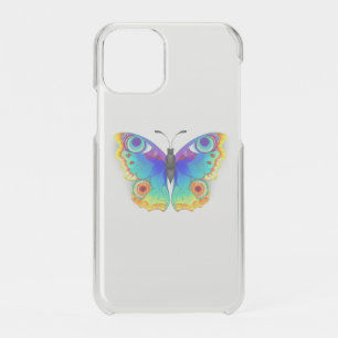 Rainbow Butterfly Peacock Eye iPhone 11 Pro Case