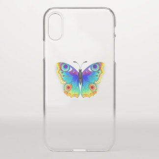 Rainbow Butterfly Peacock Eye iPhone XS Case