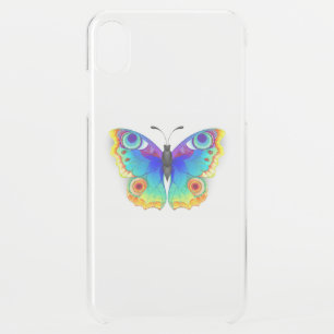 Rainbow Butterfly Peacock Eye iPhone XS Max Case
