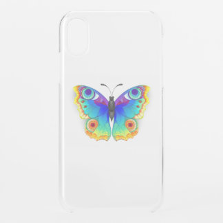 Rainbow Butterfly Peacock Eye iPhone XR Case