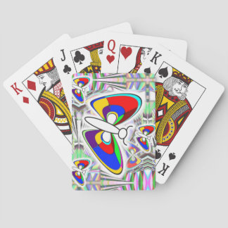 Rainbow Butterfly Poker Cards