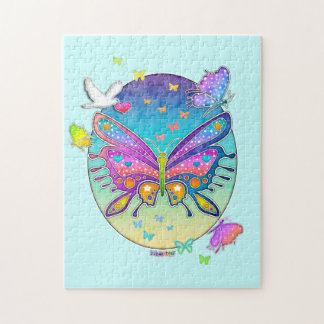 Rainbow Butterfly Puzzle