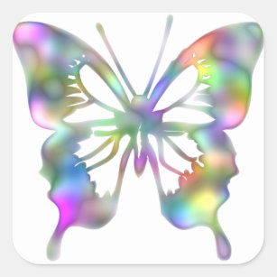 Colorful butterfly Logo, butterfly Sticker, Pastel cute colors, AI  generated. 24553505 PNG