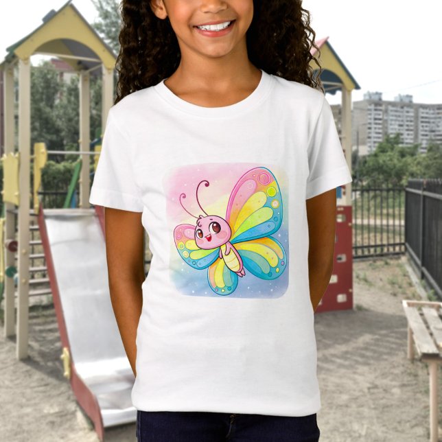 Rainbow Butterfly T-Shirt (Creator Uploaded)