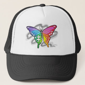 Rainbow Butterfly Trucker Hat