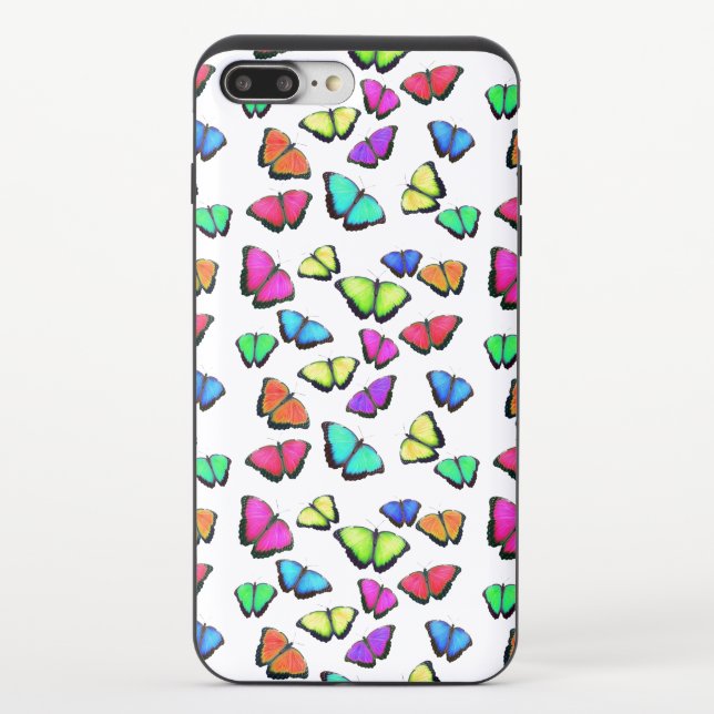 Rainbow Butterfly Uncommon iPhone Case (Back)