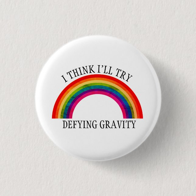 Rainbow Button (Front)