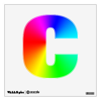 Rainbow C Wall Decal