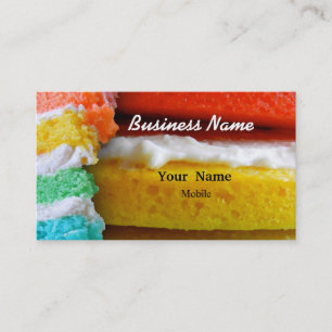 Rainbow Cake Business Card