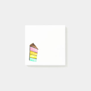 Rainbow Cake watercolor cute Post-it Notes