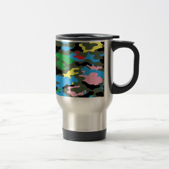 rainbow camo travel mug (Right)