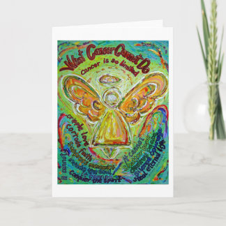 Rainbow Cancer Cannot Do Angel Greeting Cards