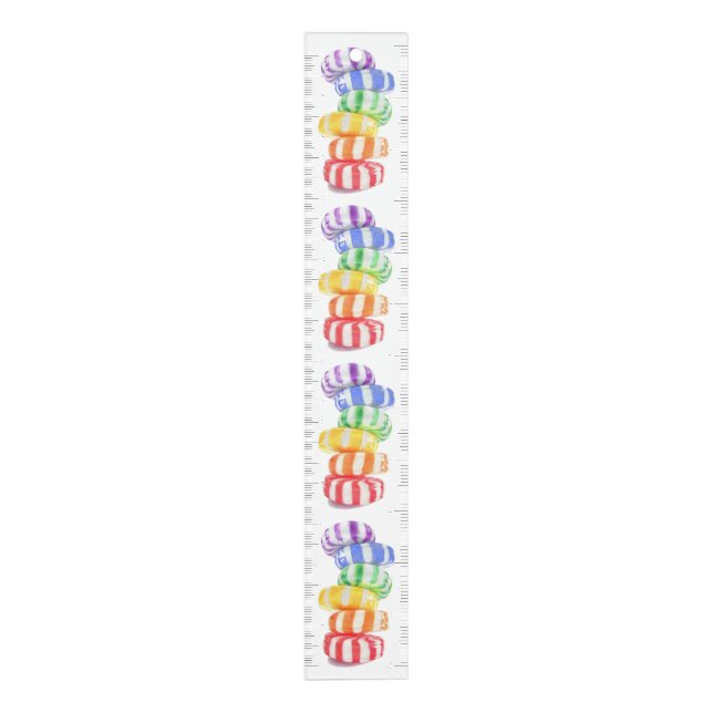 RAINBOW CANDY 12" Ruler (Vertical)