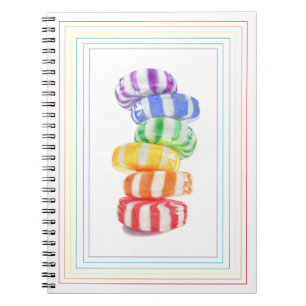 RAINBOW CANDY 6.5x8.75 Notebook