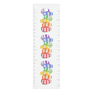 RAINBOW CANDY 6" Ruler
