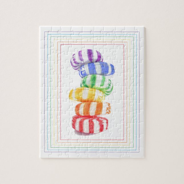 RAINBOW CANDY 8x10 Puzzle (Vertical)