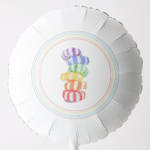 RAINBOW CANDY Helium Balloon