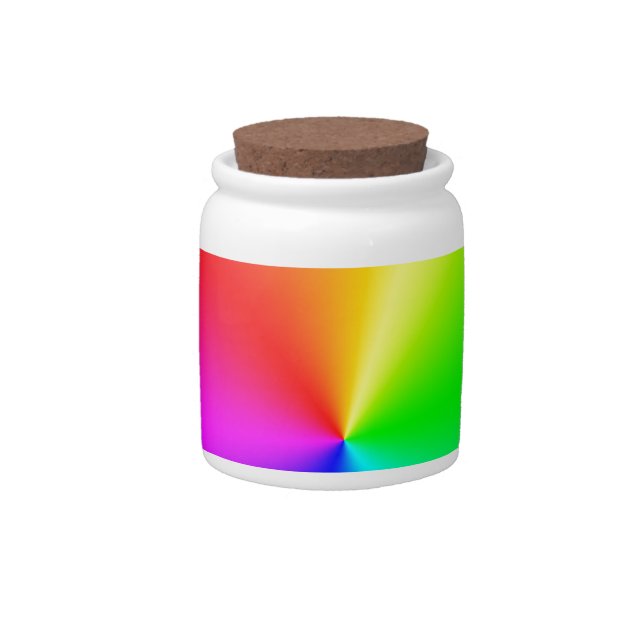 Rainbow Candy Jar (Front)