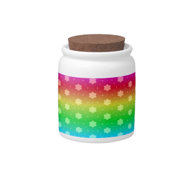 Rainbow! Candy Jar (Front)