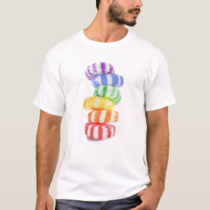 RAINBOW CANDY Men's Basic T Shirt