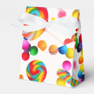 Rainbow Candy Sweet Birthday Party Custom Favor Favor Boxes