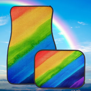 Rainbow Car Floor Mat