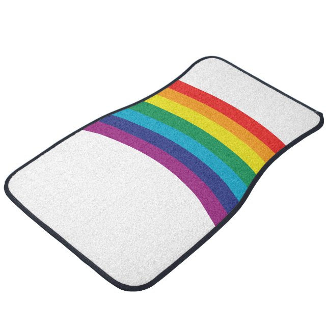 Rainbow Car Mat (Angled)
