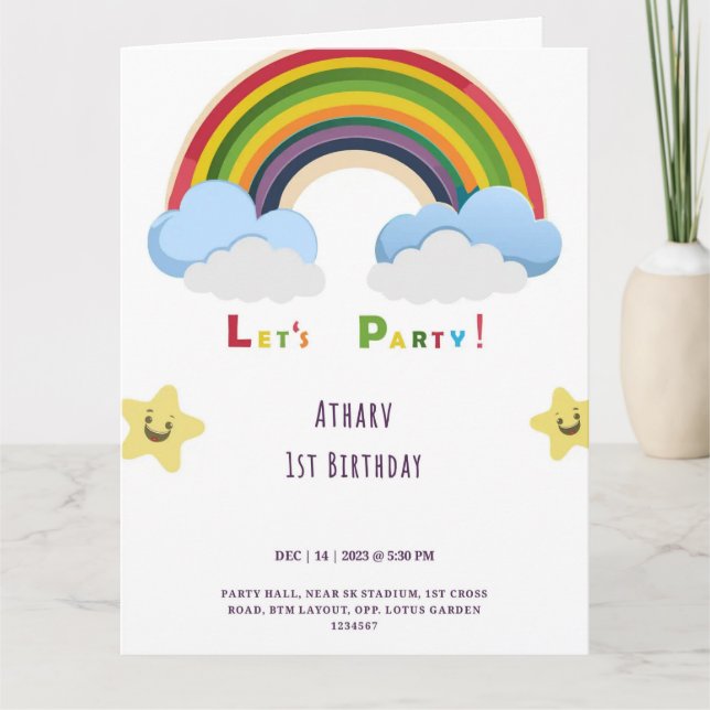 Rainbow Card (Front)