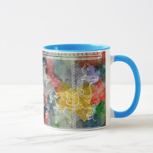 Rainbow Carousel Mug