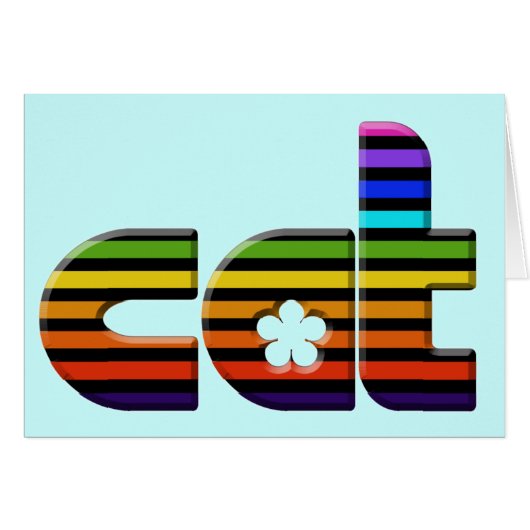 rainbow cat cards (Front Horizontal)