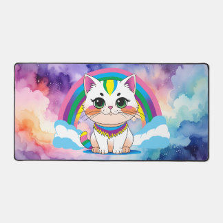 Rainbow Cat Desk Mat
