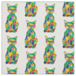 Rainbow Cat Fabric
