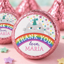 Rainbow Cat Girl Birthday Party Candy Favors