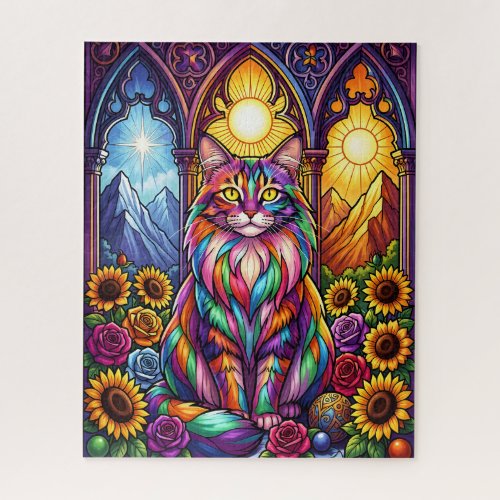 rainbow cat puzzle