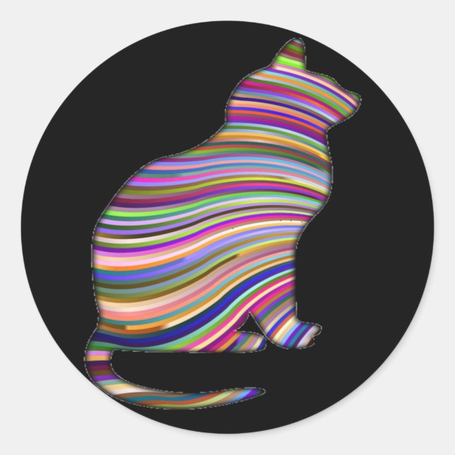 rainbow cat stickers (Front)