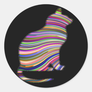 rainbow cat stickers