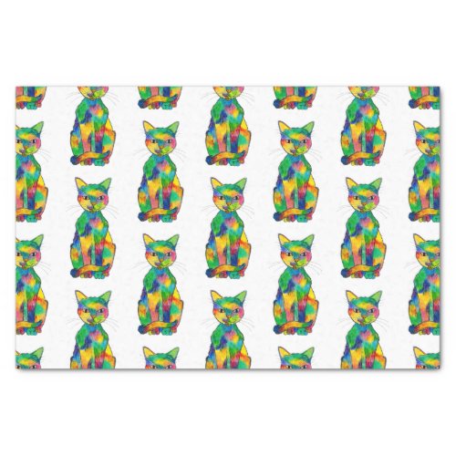 Rainbow Cat Tissue Paper