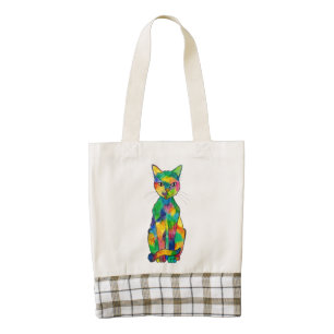 Rainbow Cat Tote Bag